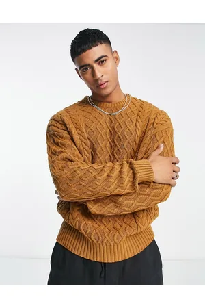 New Look Maglione pesante lavorato a trecce medio
