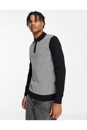 New Look Polo slim nera rétro