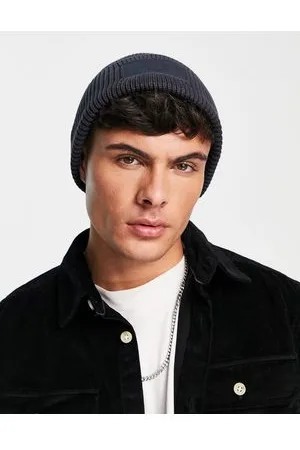 JACK & JONES Berretto a coste scuro con logo