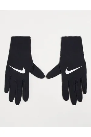 Nike Running - Guanti tecnici leggeri neri da uomo