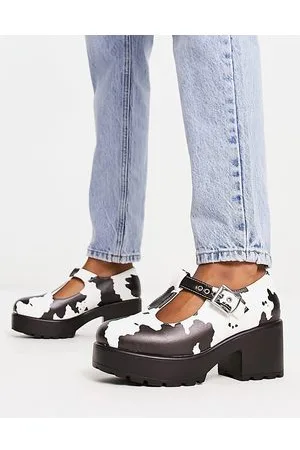 Koi Footwear Koi - Scarpe Mary Jane con suola spessa e stampa pezzata
