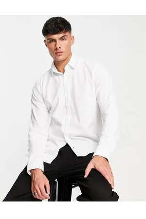 Harry Brown Camicia slim in piqué