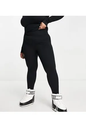 ASOS Curve - Leggings base layer jacquard a rombi
