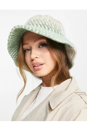 VERO MODA Cappello da pescatore in tonalità pastello a quadri