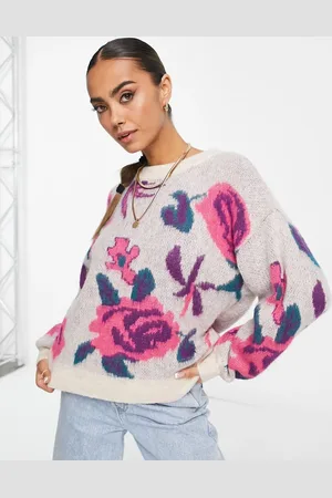 VILA Maglione oversize a fiori
