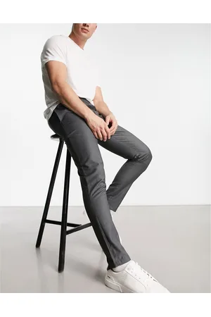 Gianni Feraud Pantaloni eleganti alla caviglia antracite