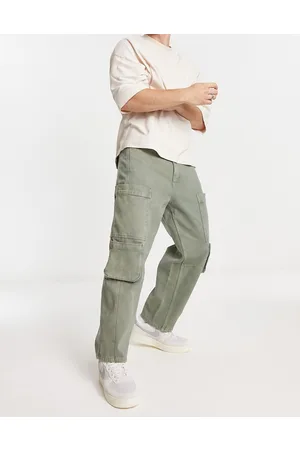 ASOS Pantaloni cargo slavato oversize affusolati
