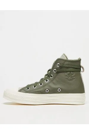 Converse Chuck 70 Hi - Sneakers alte in pelle utility con interno in pelliccia sintetica