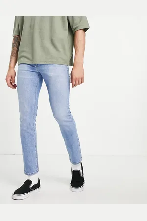 ASOS Jeans stretch e slim lavaggio chiaro vintage
