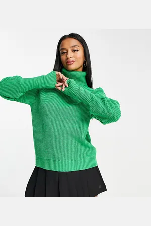 VILA Maglione con collo alto in maglia