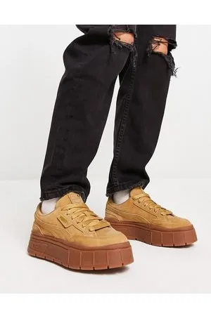 PUMA Mayze Stack - Sneakers beige in camoscio
