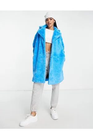 QED London Cappotto in pelliccia sintetica