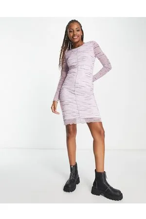 Fire & Glory Vestito midi con stampa tie-dye