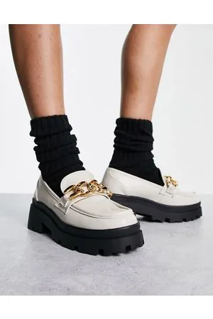 Urban Revivo Mocassini sporco con catenina dorata e suola spessa