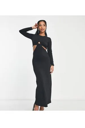 ONLY Vestito lungo glitterato con cut-out sui lati
