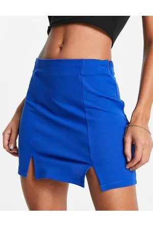 REBELLIOUS FASHION Minigonna cobalto in coordinato