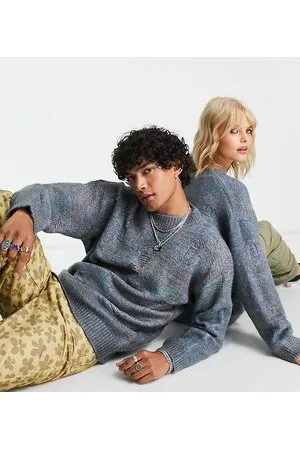 Reclaimed Maglione oversize unisex in filato ritorto