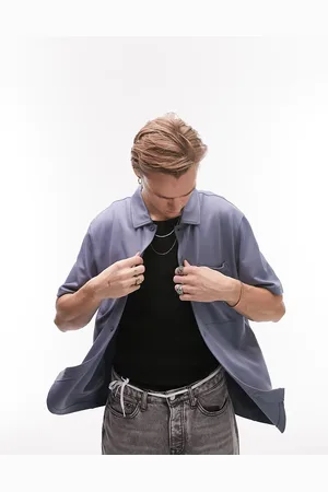 Topman Camicia oversize elegante in jersey chiaro