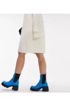 Topshop Wide Fit - Margot - Stivaletti Chelsea con suola spessa