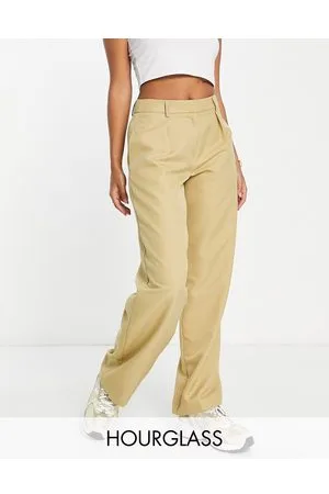 ASOS Hourglass - Everyday - Pantaloni boy extra larghi color pietra