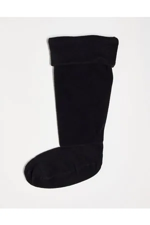 ASOS Tall - Calzini in pile neri per stivali da pioggia