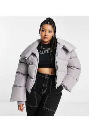 COLLUSION Plus - Piumino oversize imbottito chiaro