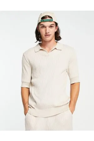 Sixth June Polo in maglia a coste beige