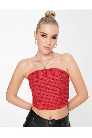 & OTHER STORIES Top a bustier rosso