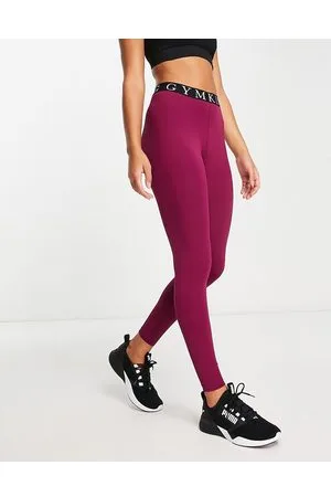Gym King Impact - Leggings con fettuccia del logo