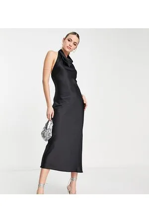 River Island Vestito sottoveste allacciato al collo con catenina