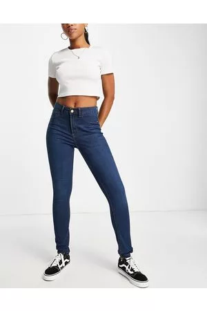 JDY Tulga - Jeans skinny a vita alta scuro