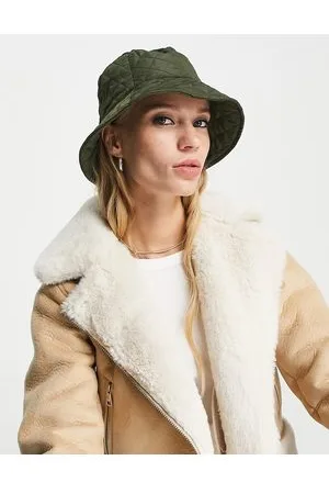 Elle Cappello da pescatore kaki trapuntato