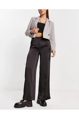 New Look Pantaloni a fondo ampio in raso