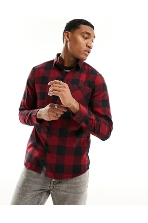 New Look Camicia rossa a quadri buffalo