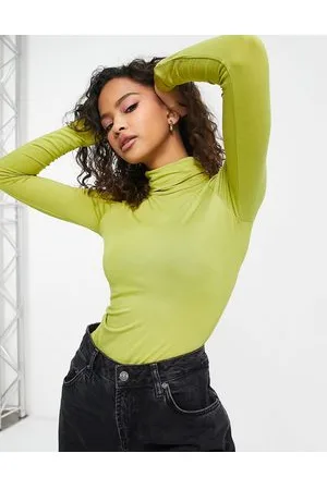 New Look Body dolcevita a maniche lunghe chiaro