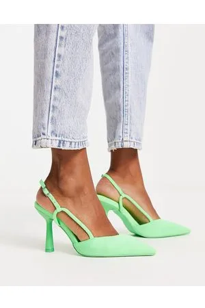 River Island Décolleté verdi con cinturino sul retro