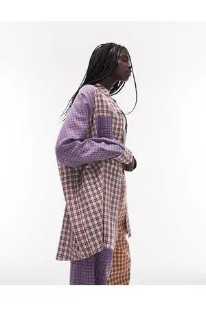 Topshop Camicia del pigiama a quadri combinati