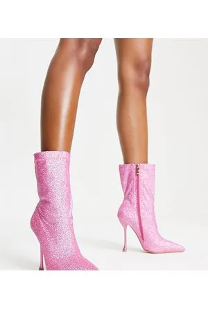 Simmi Wide Fit Simmi London - Paolo - Stivali a pianta larga a calza glitterato