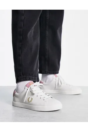 Fred Perry Lottie - Sneakers in pelle bianche e rosa