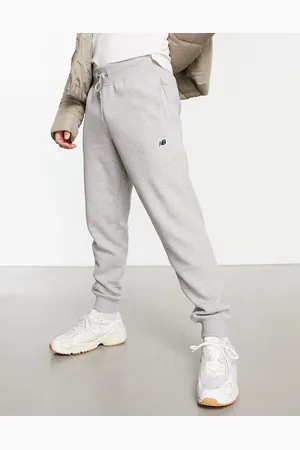 New Balance Joggers grigi con logo piccolo