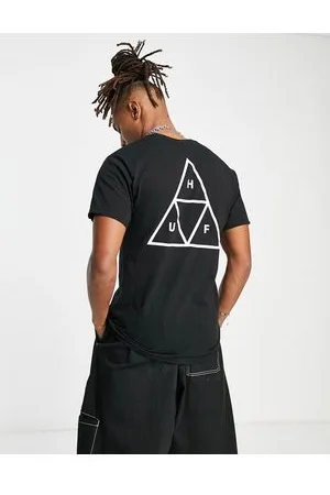 Huf Essentials TT - T-shirt a maniche corte nera