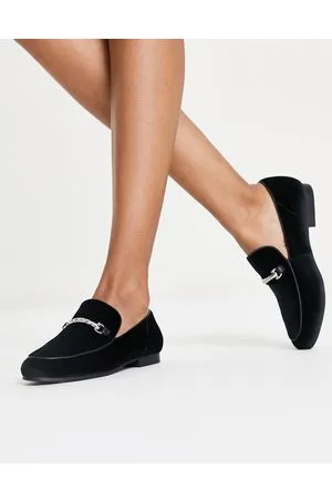 Steve Madden Reign - Mocassini neri con morsetto