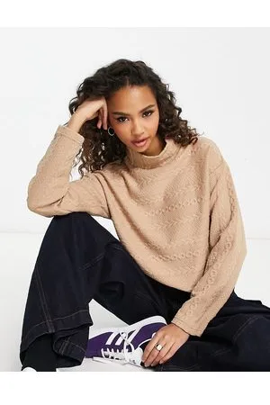 New Look Maglione squadrato color cammello