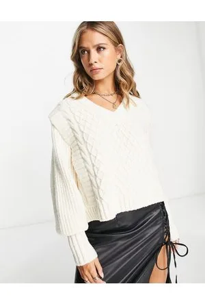 & OTHER STORIES Maglione sporco lavorato a trecce in misto lana