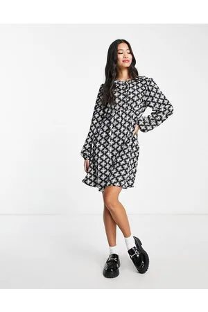 Pieces® Sally - Vestito corto con stampa e scollo a V