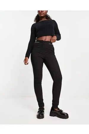 New Look Pantaloni sartoriali skinny neri