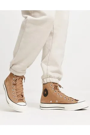 Converse Chuck 70 Hi - Sneakers alte scamosciate color sabbia