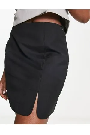 Y.A.S Minigonna sartoriale nera in coordinato