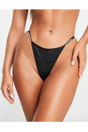 ASOS Milana - Perizoma in raso con strass