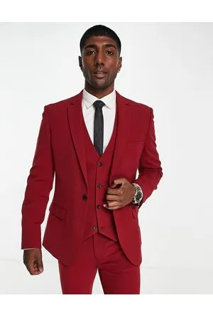 ASOS Giacca da abito super skinny bordeaux